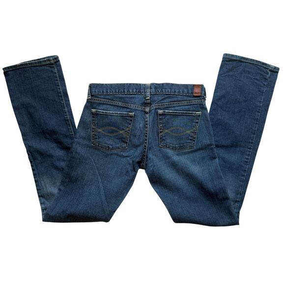 Y2K Vintage Abercrombie & Fitch 5 Pocket Low Rise Stretch Bootcut Jeans Sz 2 - Picture 2 of 6